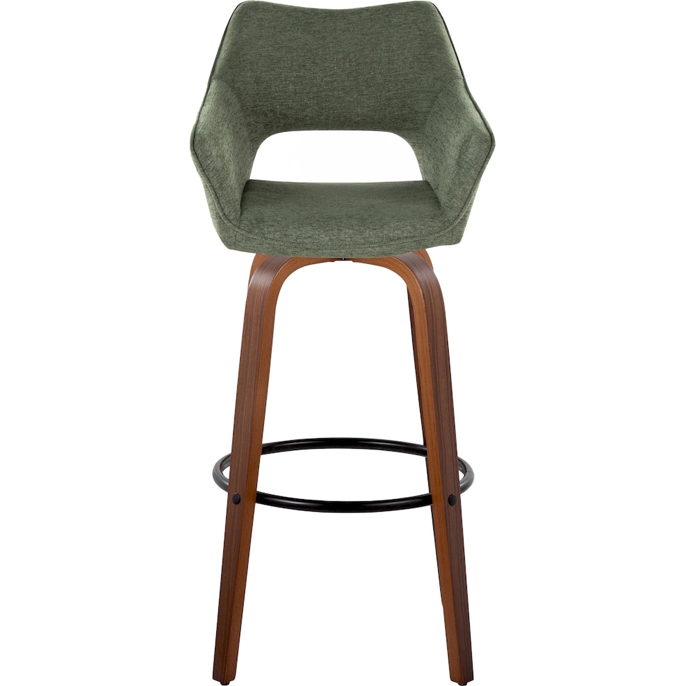 casio green light walnut bar stool   