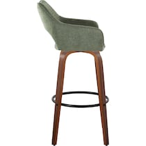 casio green light walnut bar stool   