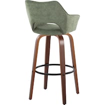 casio green light walnut bar stool   