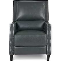 caspian gray recliner   