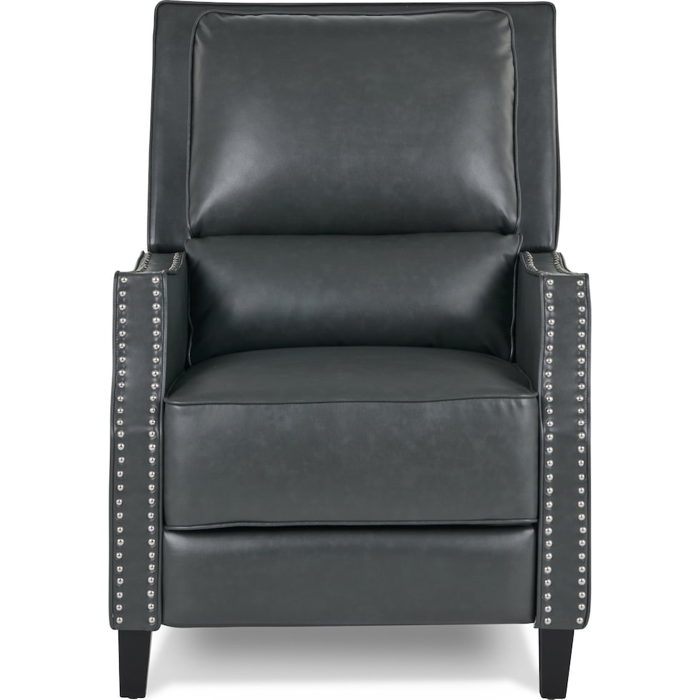 caspian gray recliner   