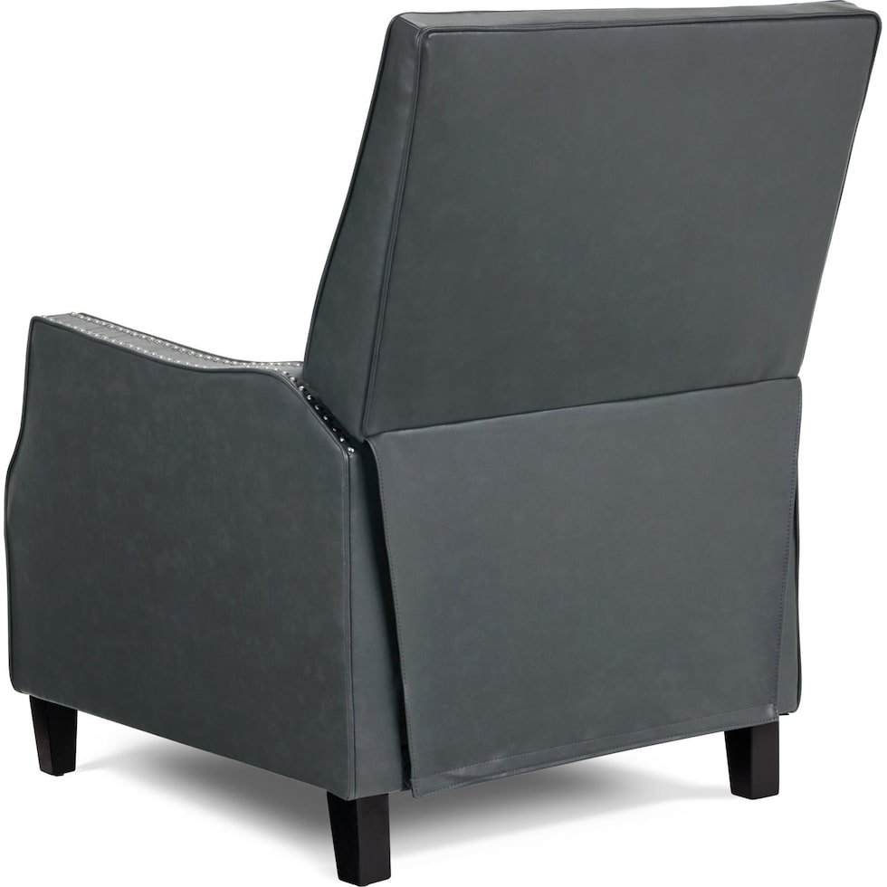 caspian gray recliner   