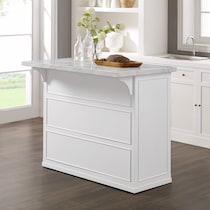 cassai white kitchen island   