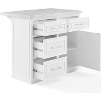 cassai white kitchen island   