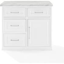 cassai white kitchen island   