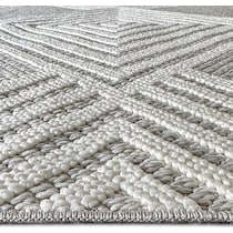 cassia gray white area rug  x    