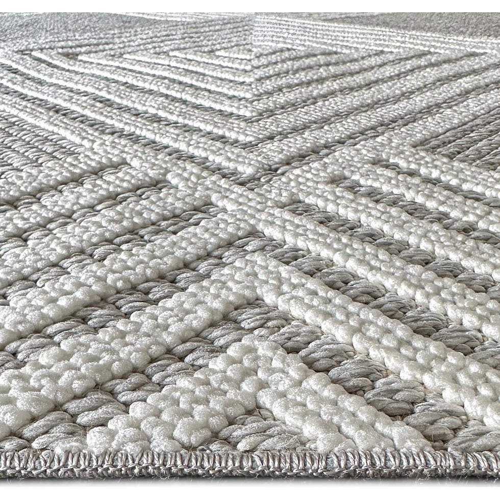 cassia gray white area rug  x    