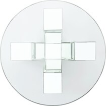 cassia silver end table   