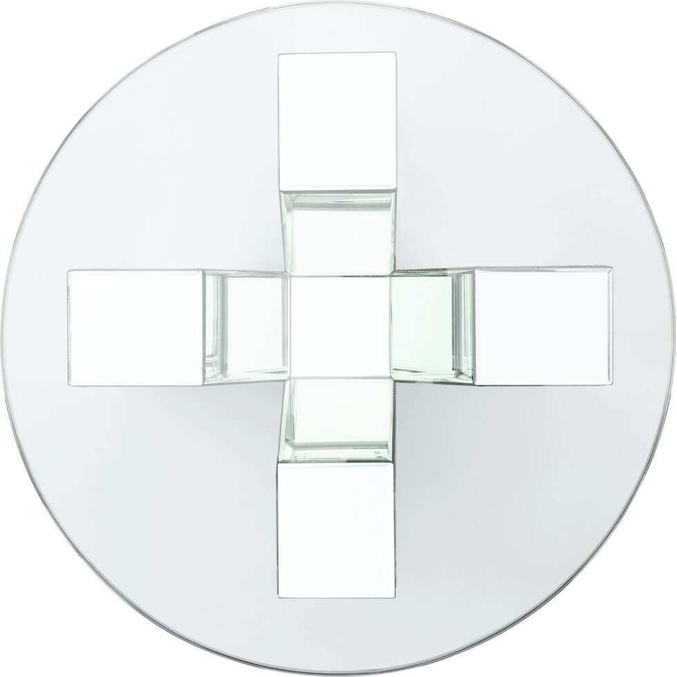 cassia silver end table   