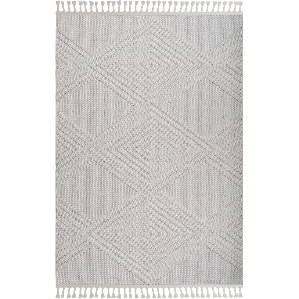 cassia white area rug  x    