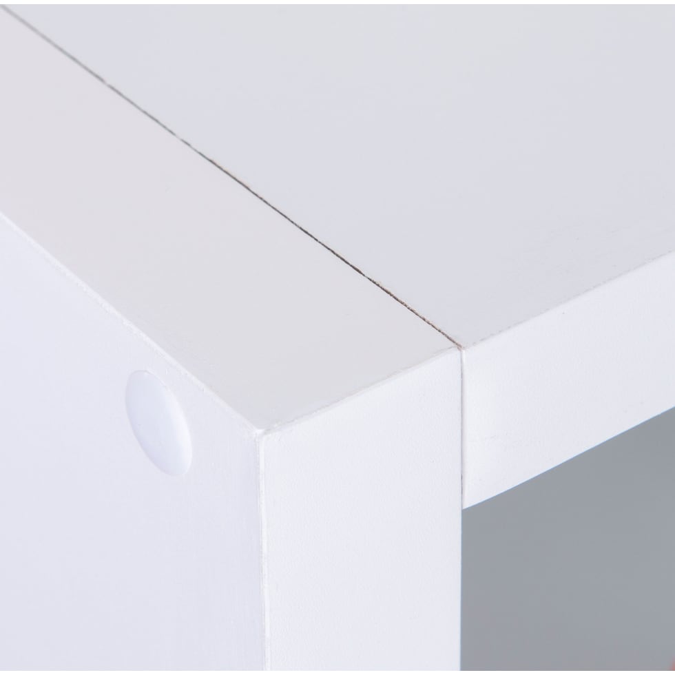 cassidy white storage shelves   