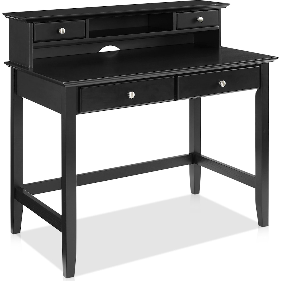 cassie black desk   