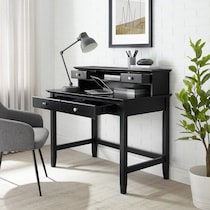 cassie black desk   
