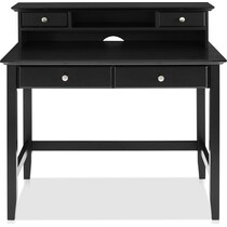 cassie black desk   