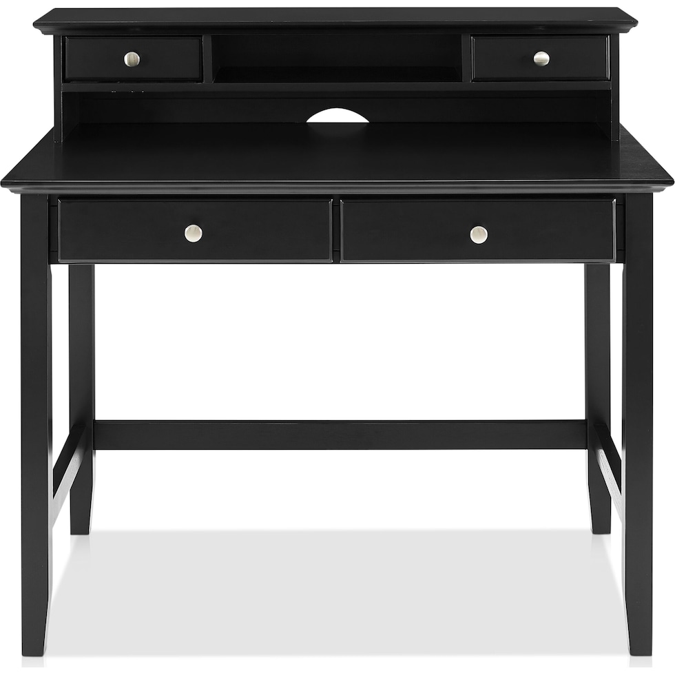 cassie black desk   