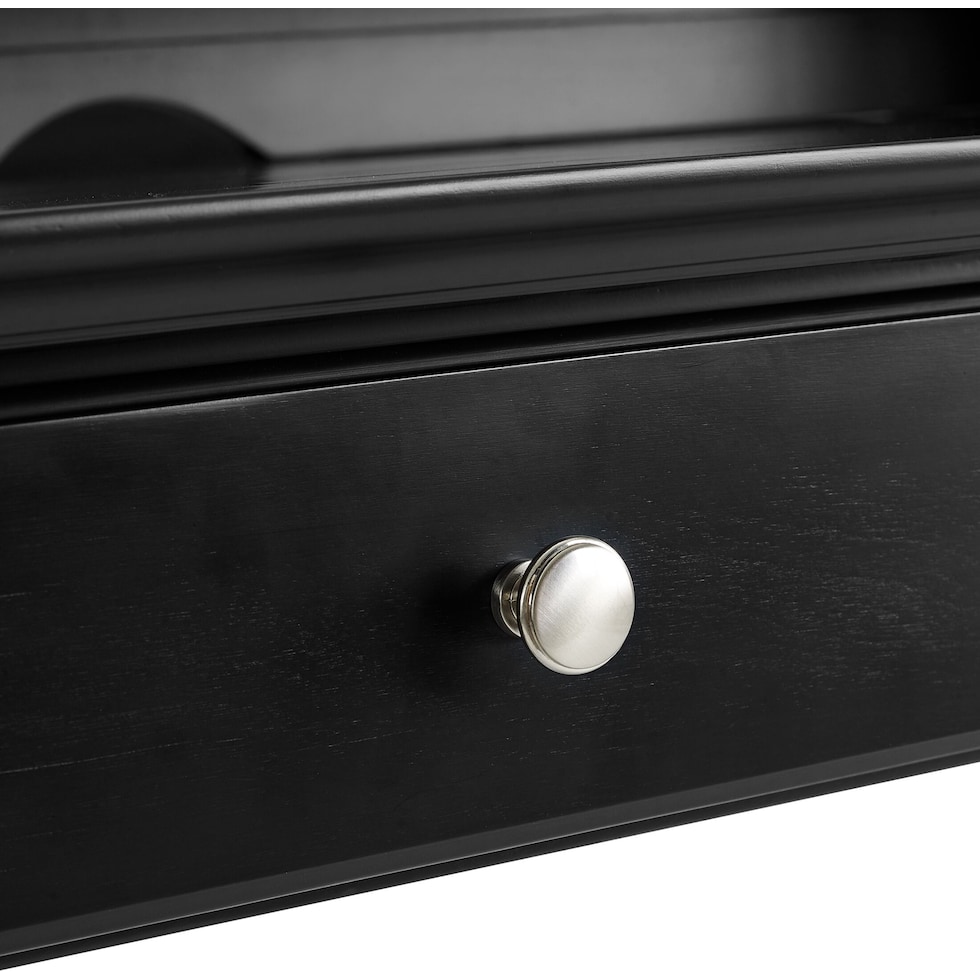 cassie black desk   