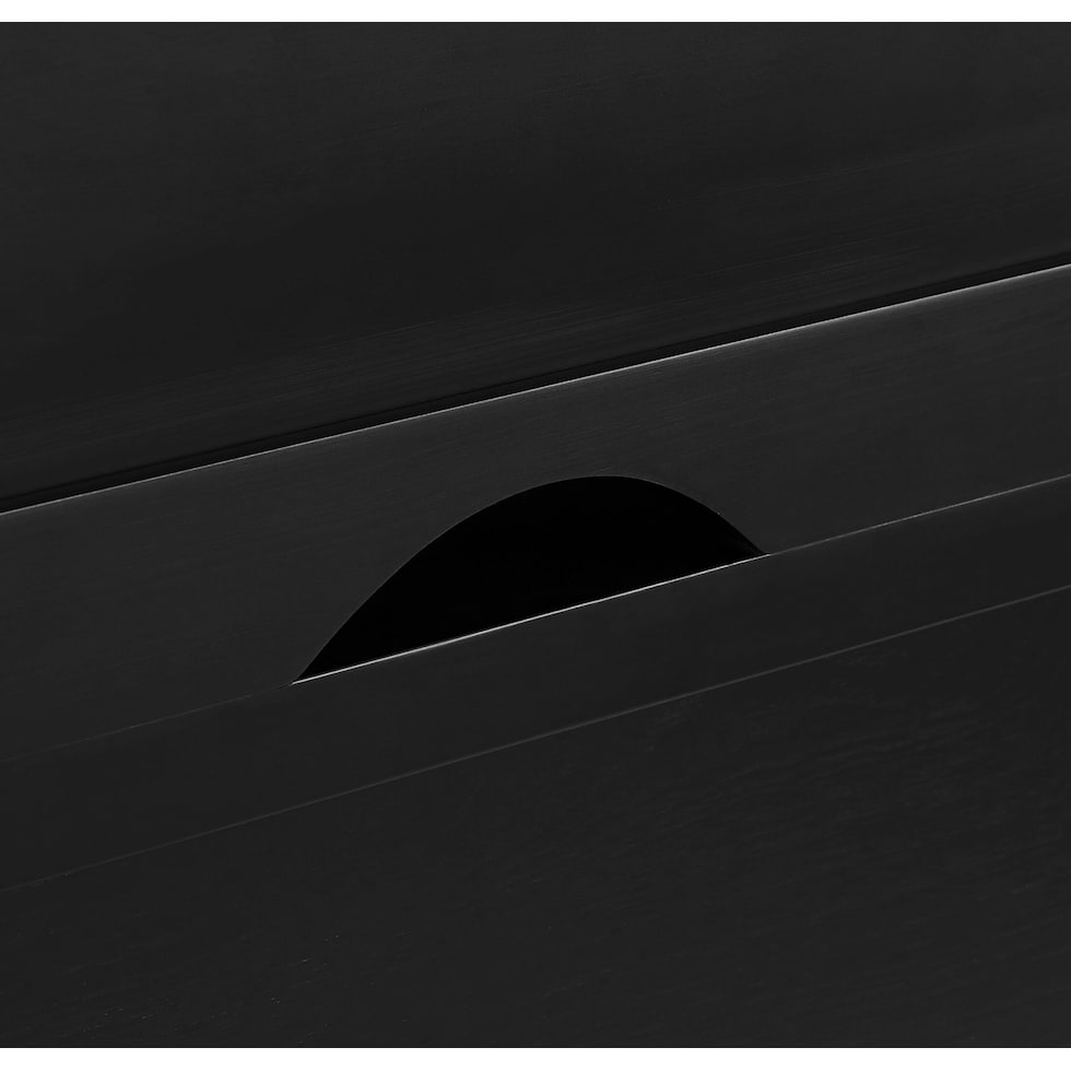 cassie black desk   