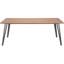 catarina light brown dining table   