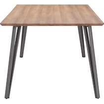 catarina light brown dining table   