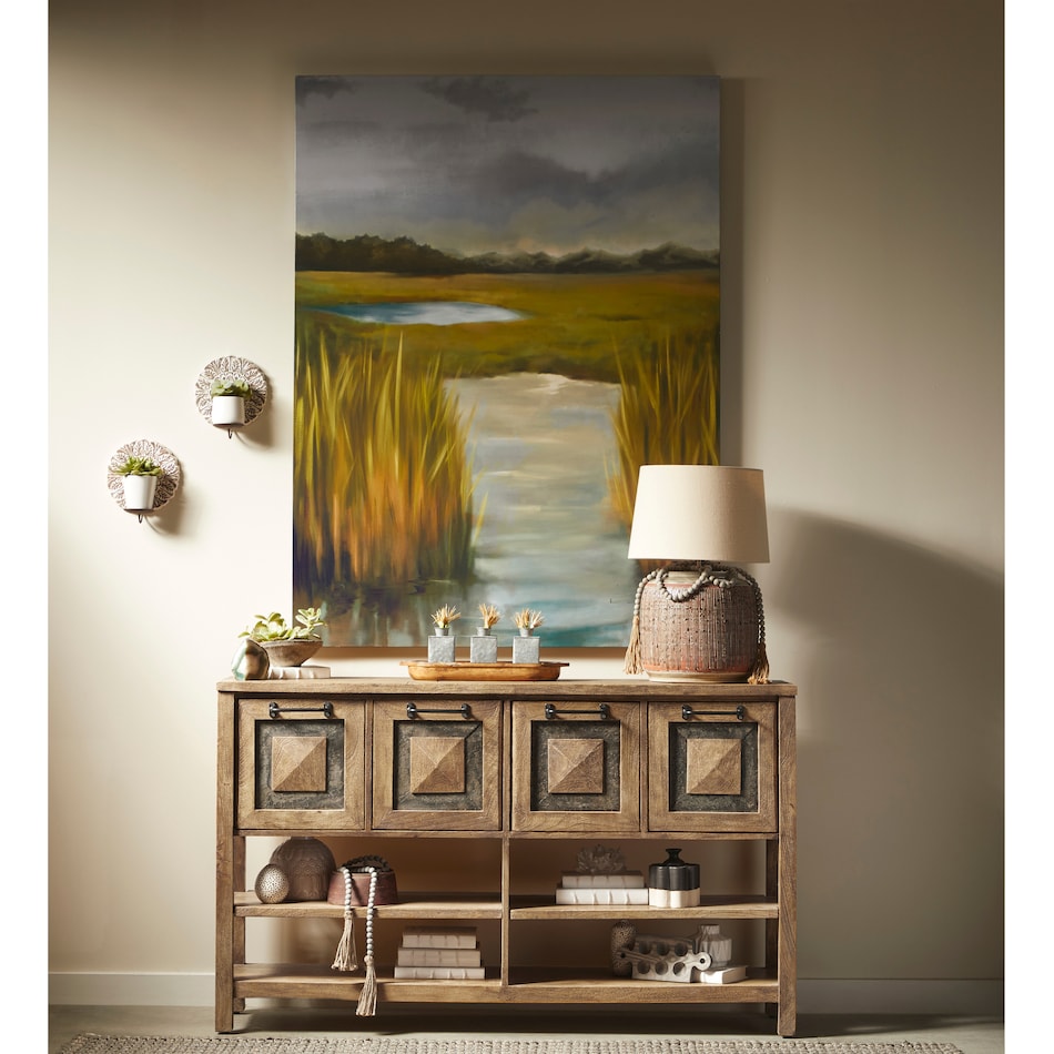 cate dark brown console   
