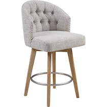 caterina gray counter height stool   