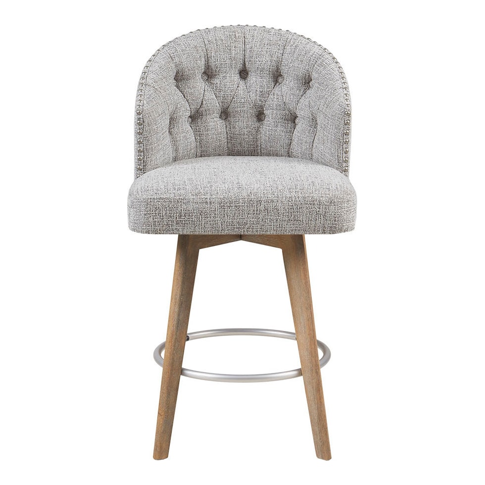 caterina gray counter height stool   