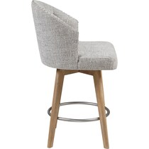 caterina gray counter height stool   