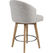 caterina gray counter height stool   