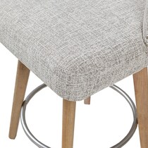 caterina gray counter height stool   