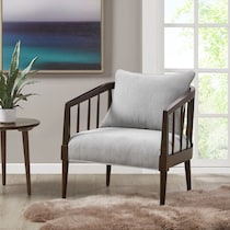 cathy gray accent chair   