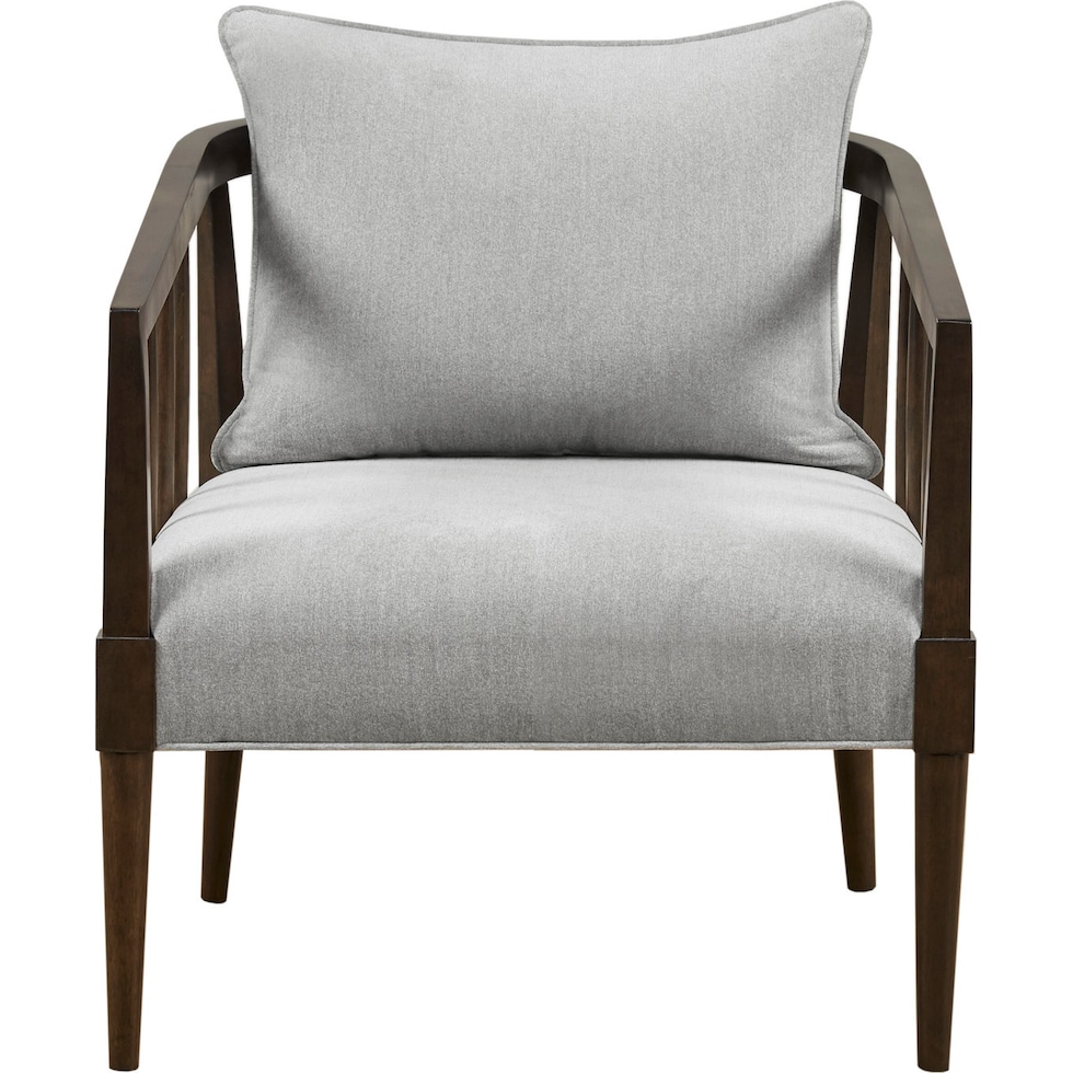 cathy gray accent chair   