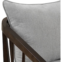 cathy gray accent chair   