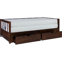 cayden dark brown twin bed   