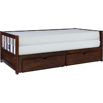 cayden dark brown twin bed   