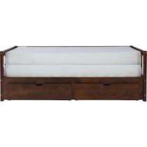 cayden dark brown twin bed   