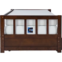 cayden dark brown twin bed   