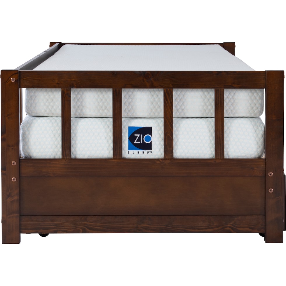 cayden dark brown twin bed   