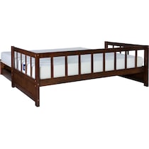 cayden dark brown twin bed   