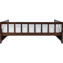 cayden dark brown twin bed   