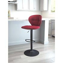 cecil red bar stool   