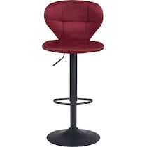 cecil red bar stool   