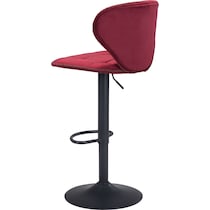 cecil red bar stool   