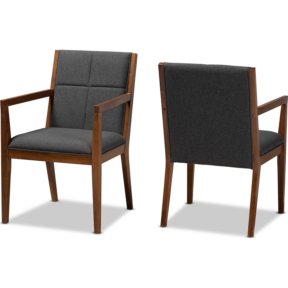 cecilia gray accent chair   