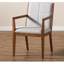 cecilia gray accent chair   