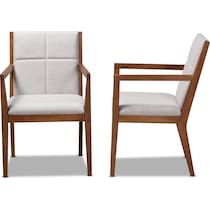 cecilia gray accent chair   