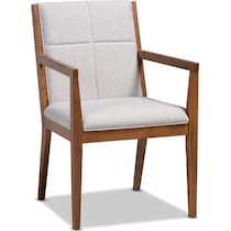 cecilia gray accent chair   