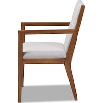 cecilia gray accent chair   