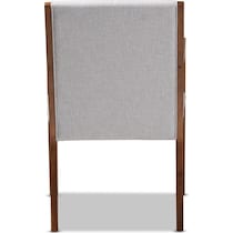 cecilia gray accent chair   