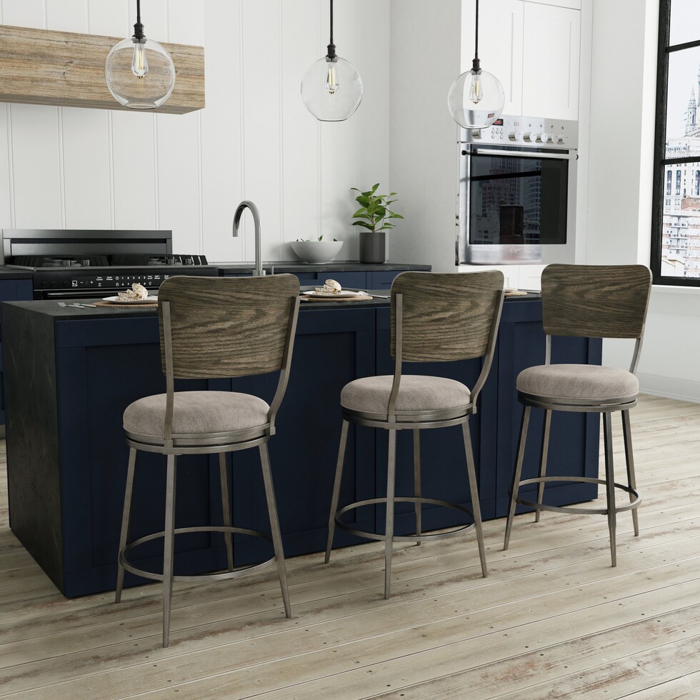 cedric gray counter height stool   