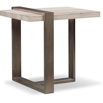 celadon marble end table   